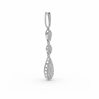 Pendentif Pendant en or blanc 18 kt avec diamants, vue 2