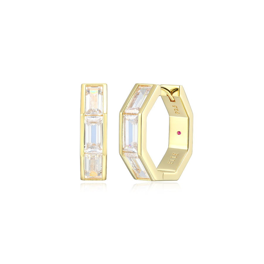 Boucles d'oreilles Elle Baguette