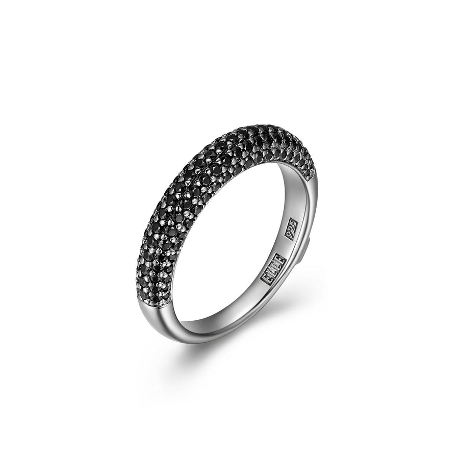 Bague Elle Stardust Ruthenium
