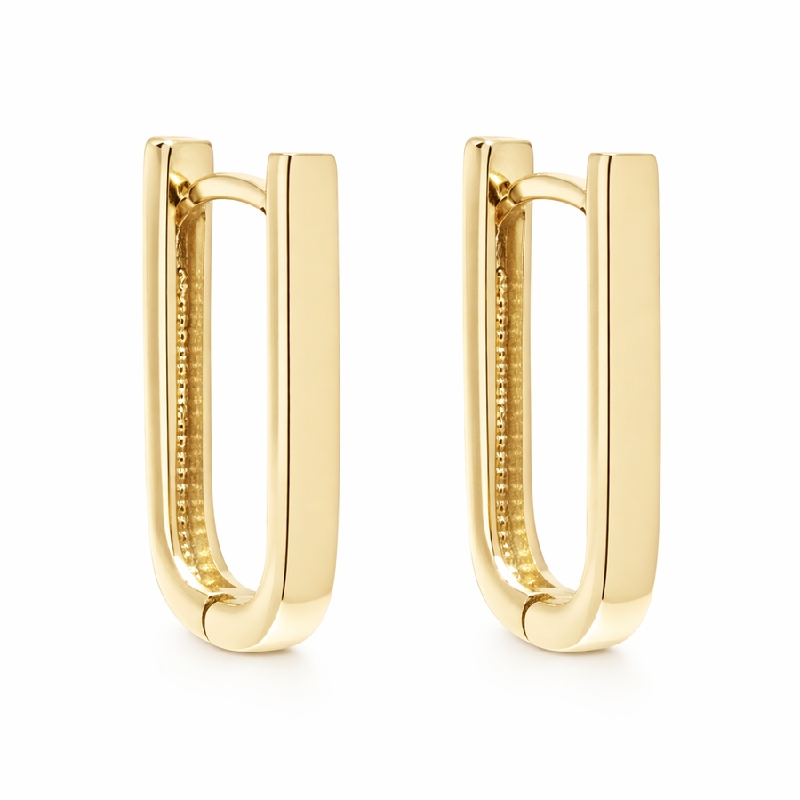 Boucles d'oreilles Huggies en or jaune 10 kt