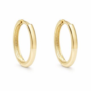 Boucles d'oreilles Huggies en or jaune 10 kt