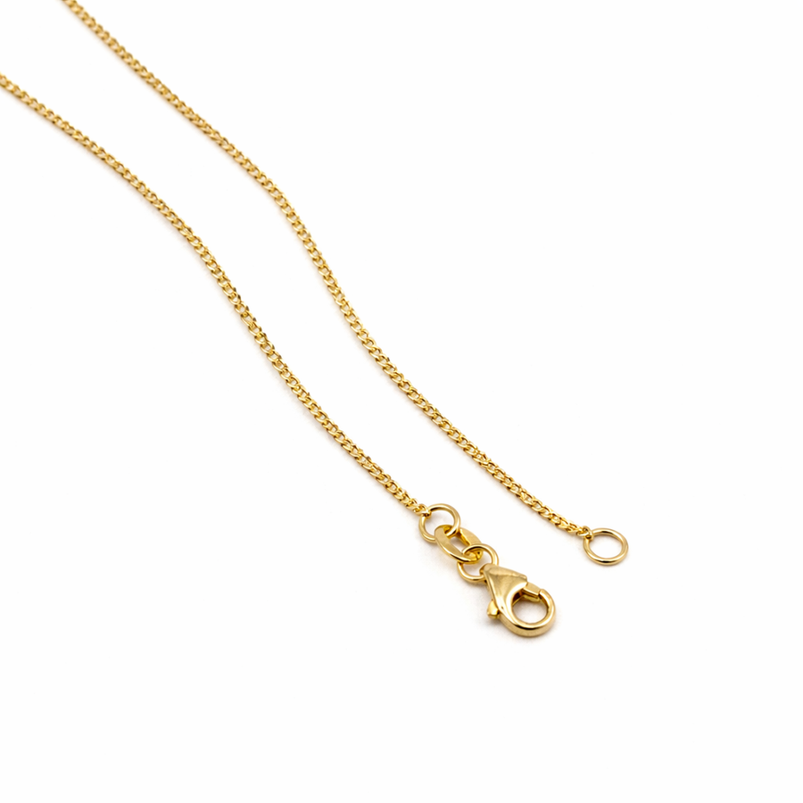 Chaîne Curb or jaune 10 kt Largeur 1,20 mm