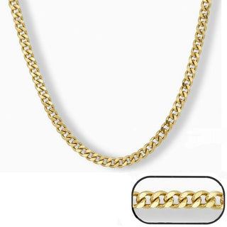 Chaîne Curb or jaune 10 kt Largeur 1,40 mm, vue 2