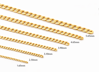 Bracelet Open Curb or jaune 10 kt Largeur 5,65 mm, vue 3