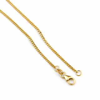 Chaîne Curb or jaune 10 kt Largeur 2,00 mm