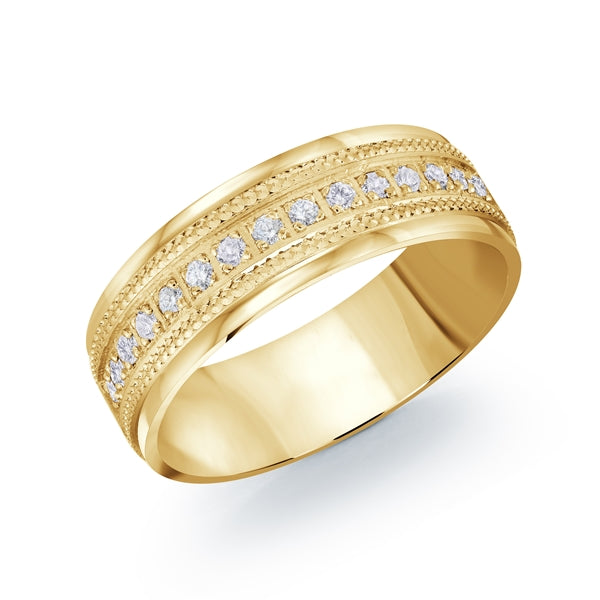 Alliance Malo Motif Diamants