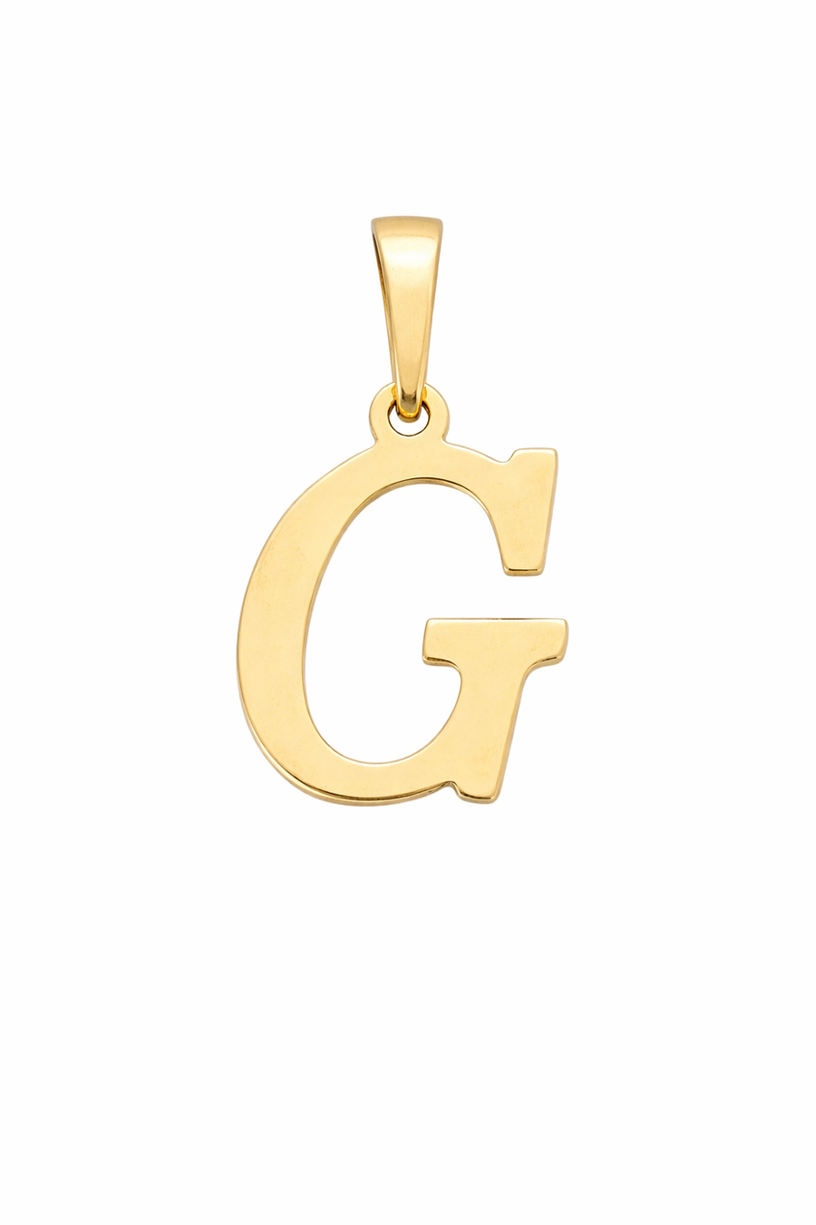 Pendentif Lettre G en or jaune 10 kt