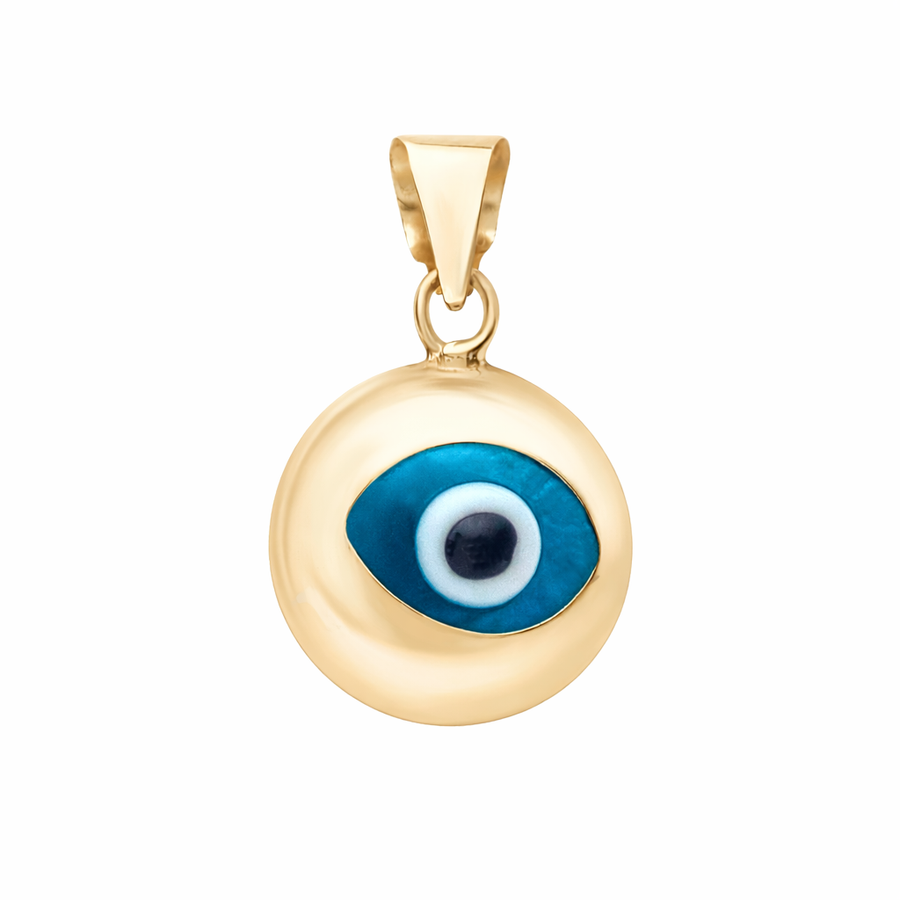 Pendentif Oeil protecteur en or jaune 10 kt