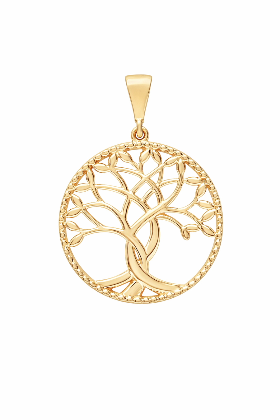 Pendentif Arbre de vie en or jaune 10 kt
