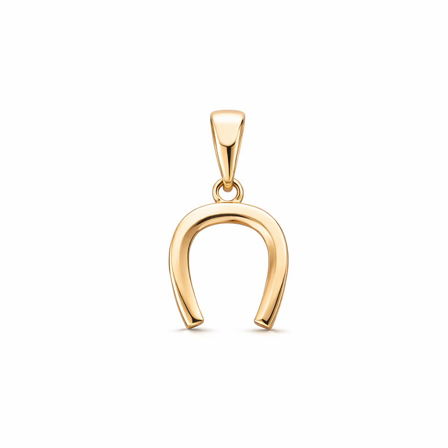 Pendentif Fer à cheval en or jaune 10 kt
