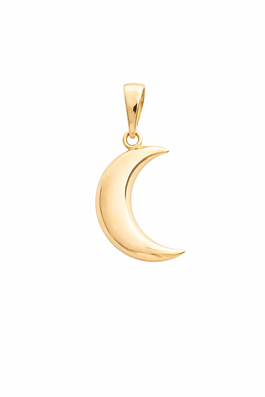 Pendentif Lune en or jaune 10 kt
