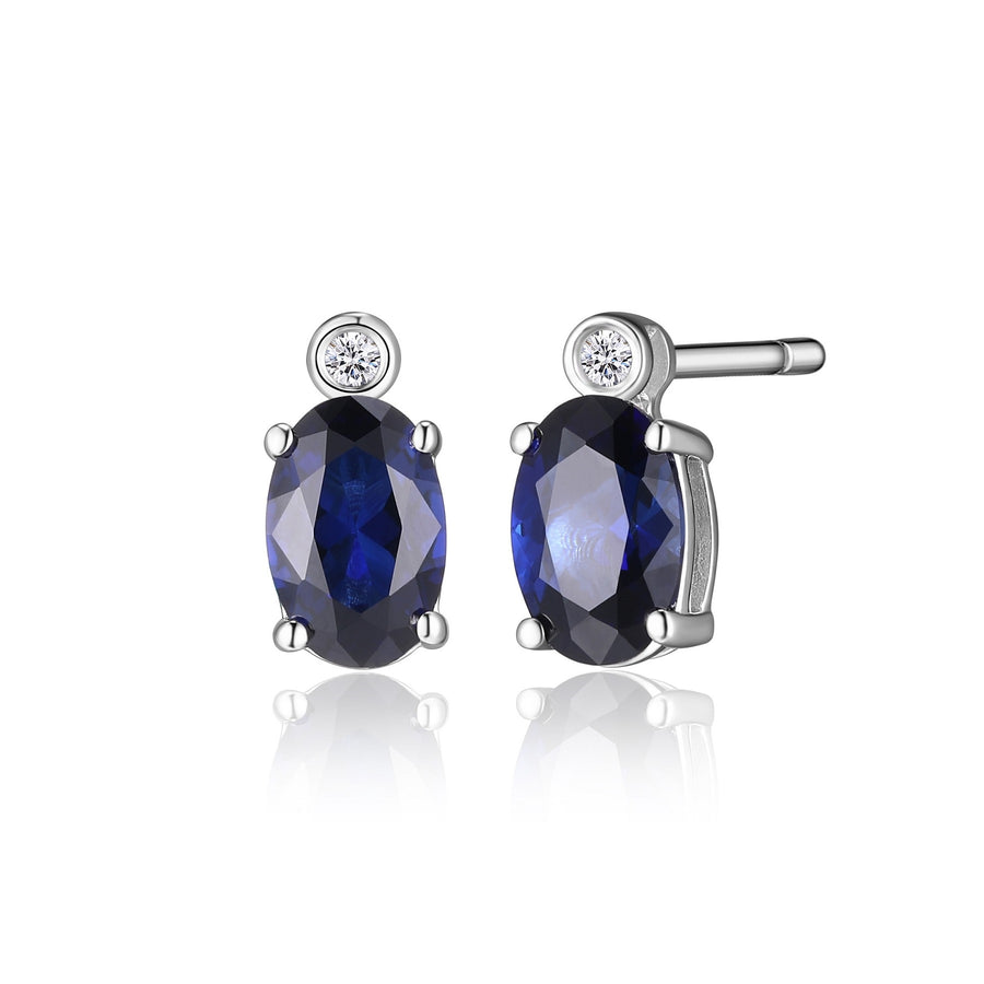 Boucles d'oreilles Elle Blue Star