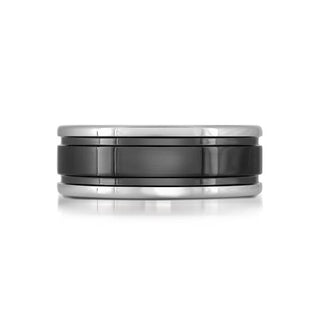 Bague en tungstène Malo TG-001, vue 2