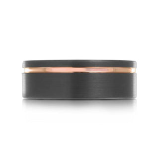 Bague en tungstène Malo TG-037, vue 2