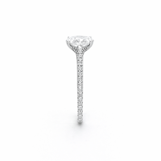 Bague de Fiançailles Or blanc 18 kt avec diamants, vue 4