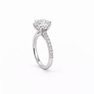 Bague de Fiançailles Or blanc 18 kt avec diamants, vue 3