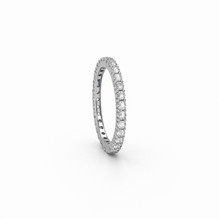 Bague Éternité Or blanc 18 kt avec diamants, vue 2