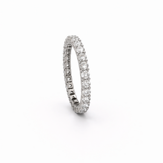 Bague Éternité Or blanc 18 kt avec diamants, vue 2