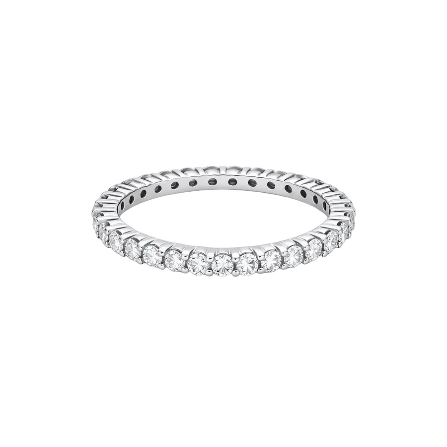 Bague Éternité Or blanc 18 kt avec diamants