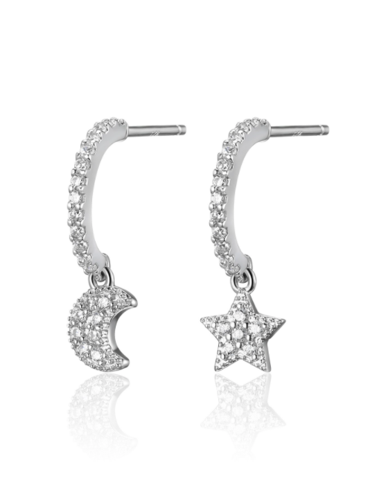 Boucles d'oreilles en argent sterling Reign R2APXL0000